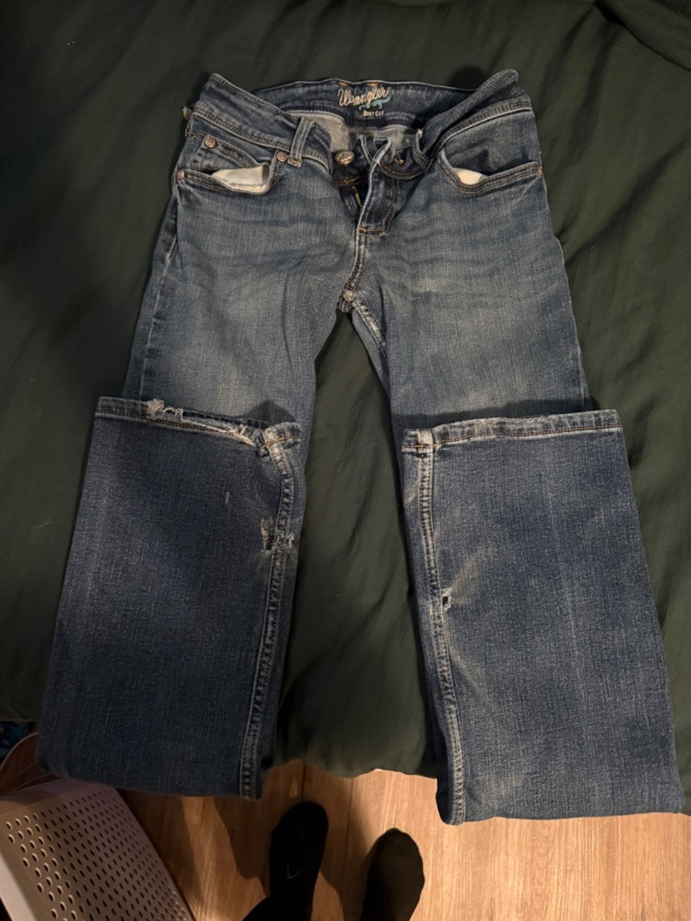 Wrangler Women's Dark Blue Boot Cut Jeans